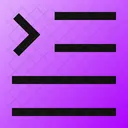 Text Indent Indent Controls Icon