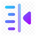 Text Indent Less Text Indent Less Text Icon