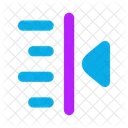 Text Indent Less Text Indent Less Text Icon