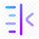 Text Indent Less Text Indent Less Text Icon