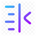 Text Indent Less Text Indent Less Text Icon