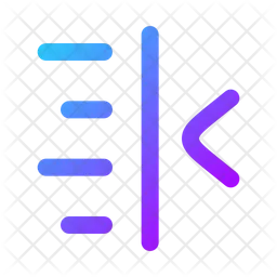 Text Indent Less  Icon