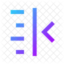 Text Indent Less Text Indent Less Text Icon