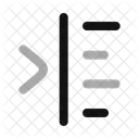 Text Indent More Text Indent More Text Icon