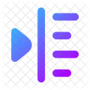 Text Indent More Text Indent More Text Icon