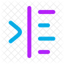 Text Indent More Text Indent More Text Icon