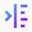 Text Indent More Text Indent More Text Icon