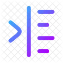 Text Indent More Text Indent More Text Icon