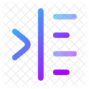 Text Indent More Text Indent More Text Icon
