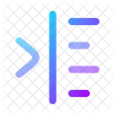Text Indent More Text Indent More Text Icon