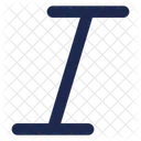 Text Italic Text Font Style Icon