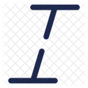 Text Italic Text Font Style Icon