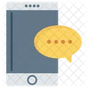 문자 전화 모바일 아이콘