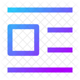 Textmittellinie rechts  Symbol