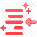 Text Nach Links Verschieben Text Links Symbol