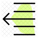 Text Nach Links Verschieben Symbol
