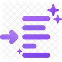 Text Nach Rechts Verschieben Rechts Text Symbol