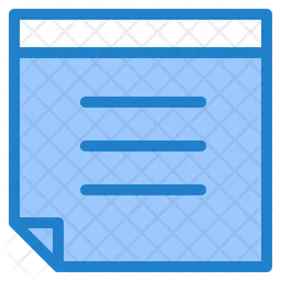 Text Note  Icon