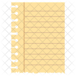 Text Paper Icon - Download in Flat Style