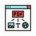 Text-PDF-Datei  Symbol