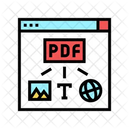 Text Pdf File  Icon