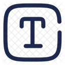 Textquadrat Symbol