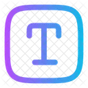 Textquadrat Symbol