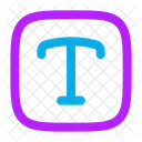 Textquadrat  Symbol