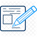 Text Schreiben Kommentieren Schreiben Symbol