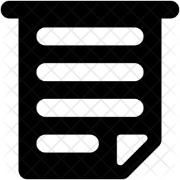 Text Sheet Icon