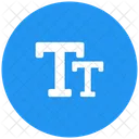 Text Size Uppercase Alphabet Icon
