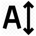Spacing Text Letter Icon
