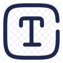 Text Square Text Typography Icon