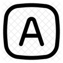 Text Square Text Typography Icon