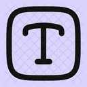 Text Square Text Typography Icon