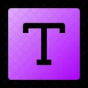 Text Square Text Typography Icon