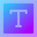 Text Square Text Typography Icon