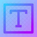 Text Square Text Typography Icon