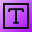 Text Square Text Typography Icon