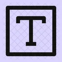 Text Square Text Typography Icon