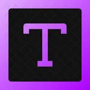 Text Square Text Typography Icon