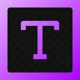 Text Square  Icon