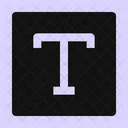 Text Square Text Typography Icon