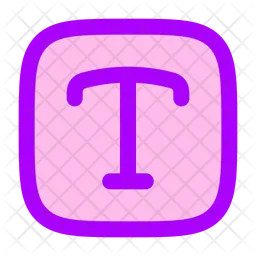 Text Square  Icon