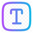 Text Square Text Typography Icon