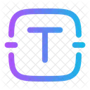 Text Square Text Typography Icon