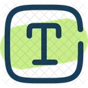 Text Square Text Typography Icon