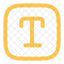 Text Square Text Typography Icon