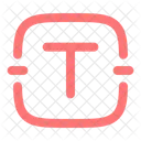 Text Square Text Typography Icon