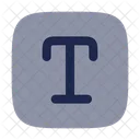 Text Square Text Typography Icon